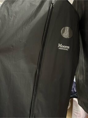 Moores Black Men's Raincoat Garment Bag